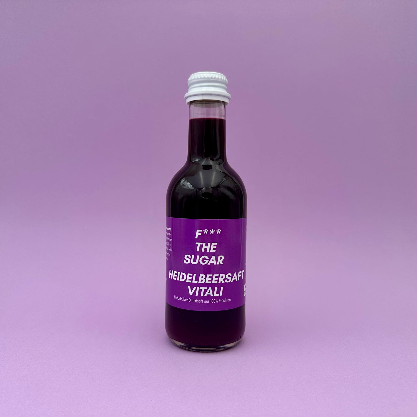F*** THE SUGAR Heidelbeersaft Vitali 3 x 250ml