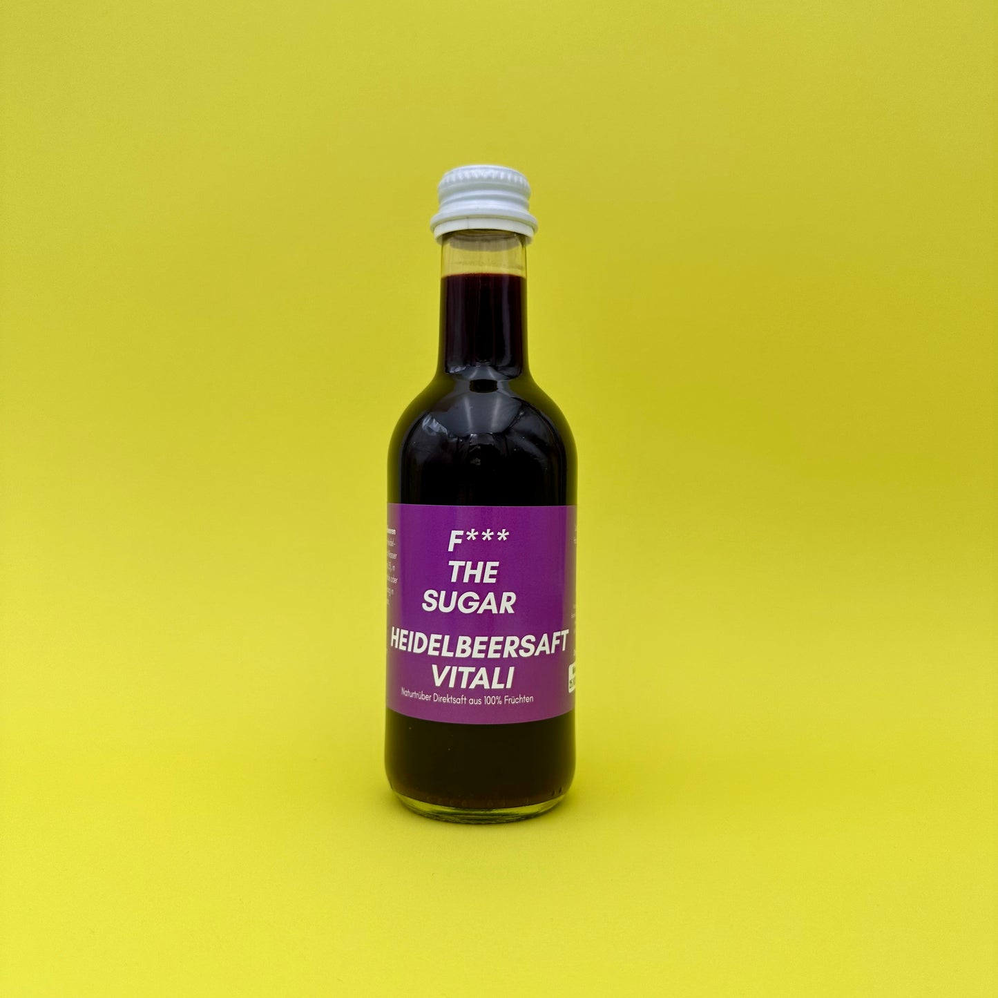 F*** THE SUGAR Heidelbeersaft Vitali 3 x 250ml