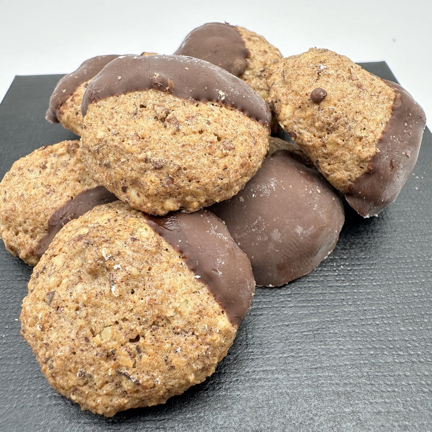 Lebkuchenkekse mit Schokolade ohne Zuckerzusatz