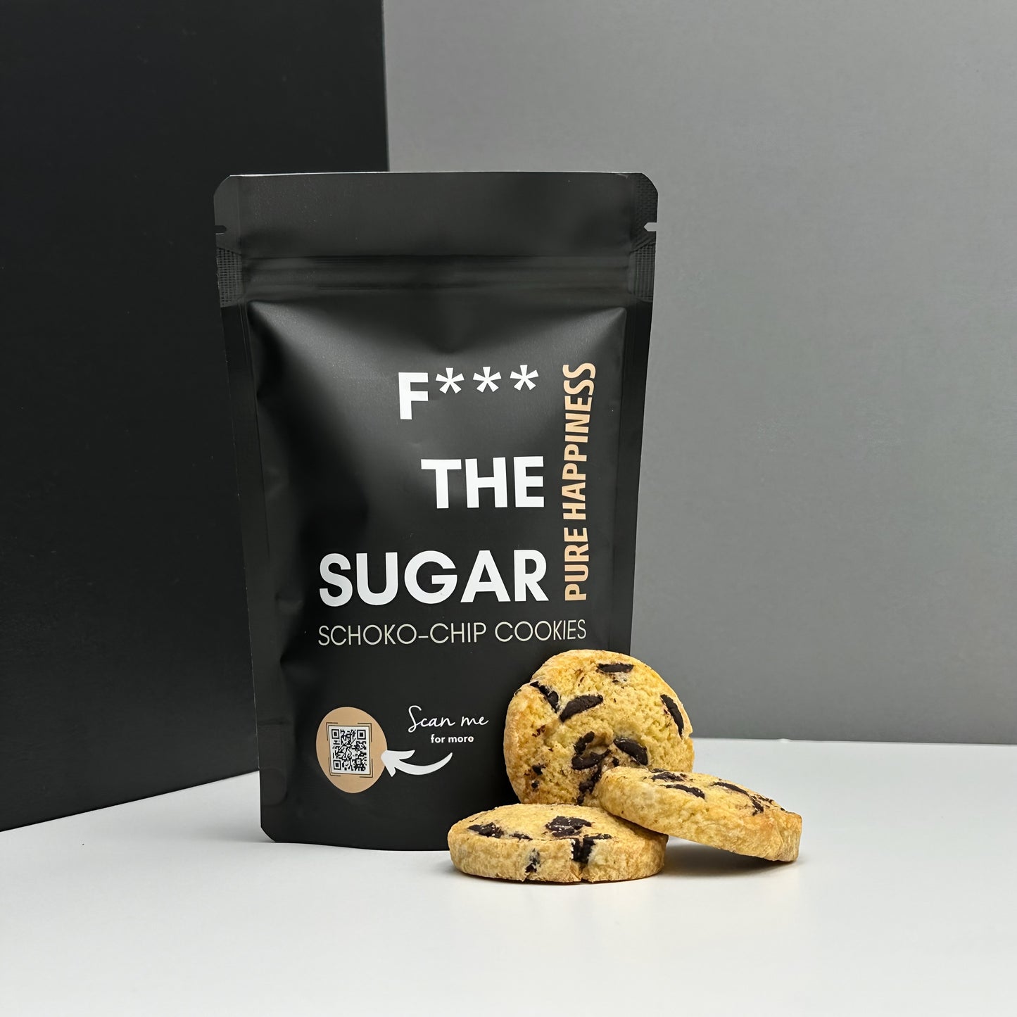 Pure Happiness - Schoko-Dinkel-Cookies ohne Zuckerzusatz