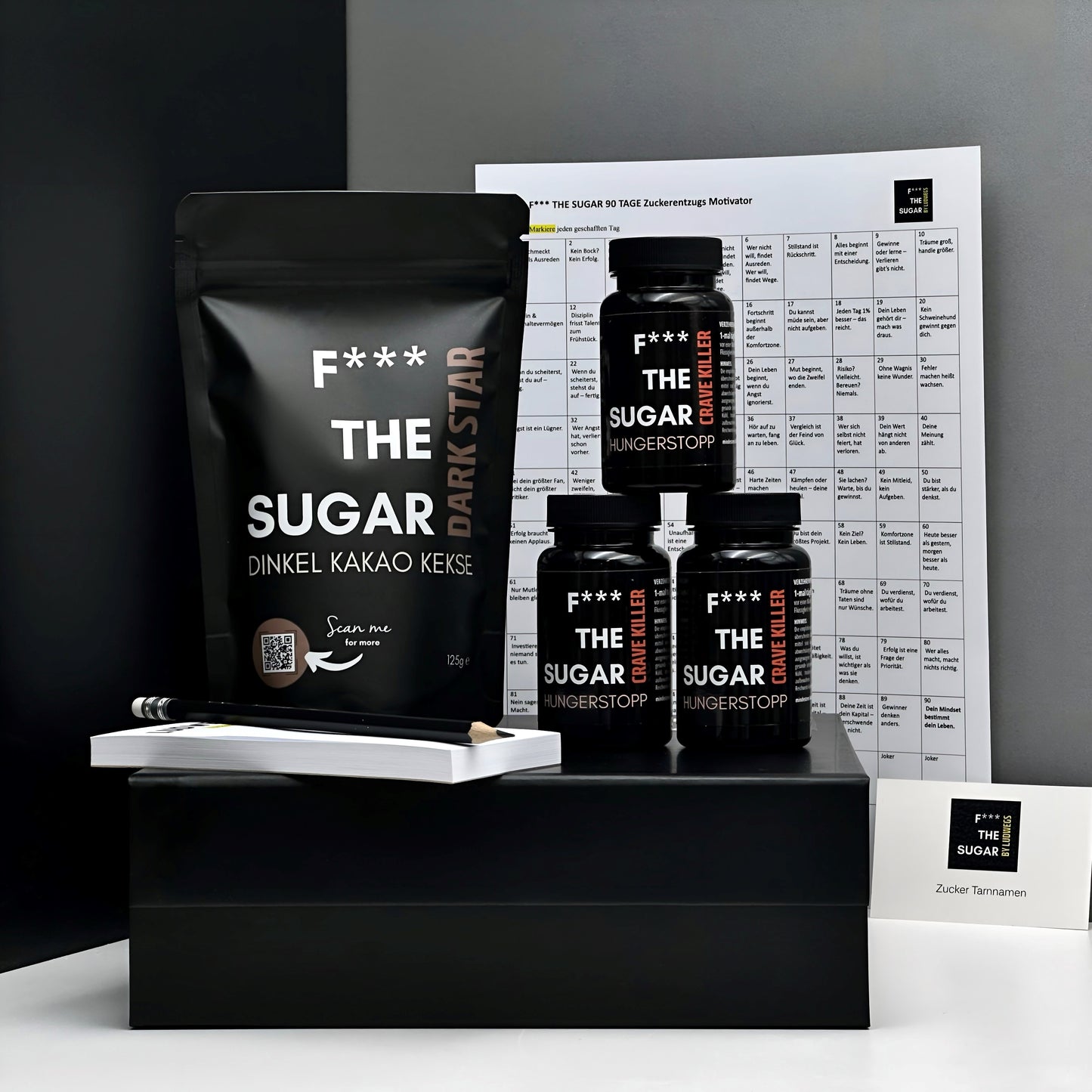 F*** THE SUGAR Zuckerentzugsbox