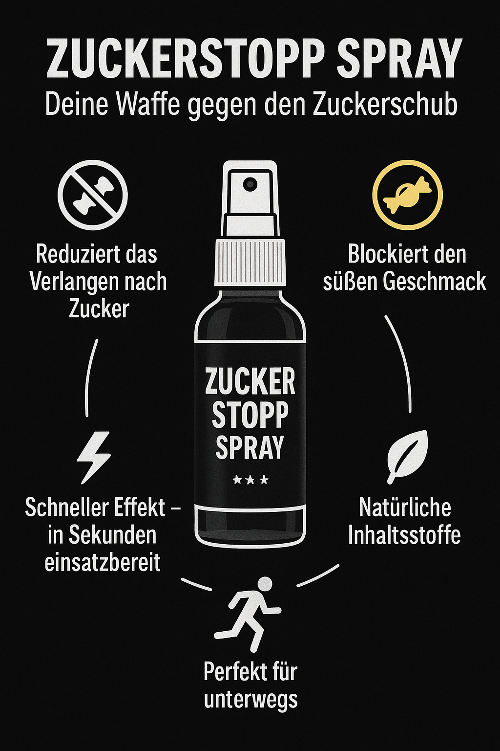 ZUCKERSTOPP – SPRÜH DICH FREI