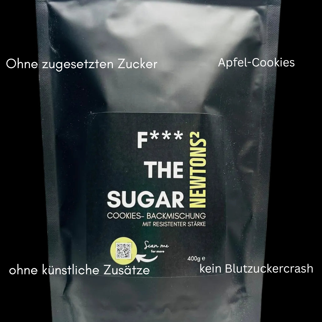 Backmischung Newtons² - Resistente Stärke - Apfel Cookies