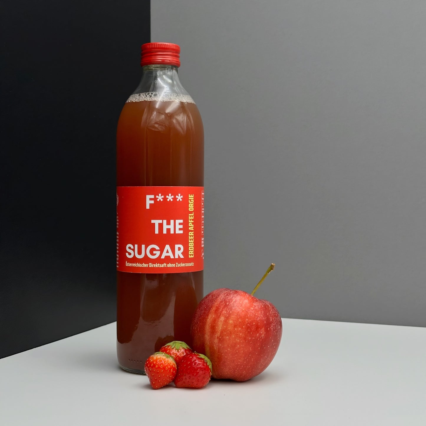 F*** THE SUGAR Erdbeer Apfel Orgie 500ml