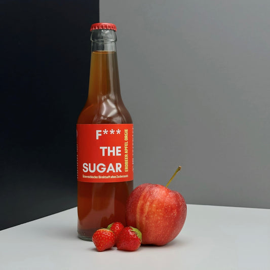 F*** THE SUGAR Erdbeer Apfel Orgie 330ml