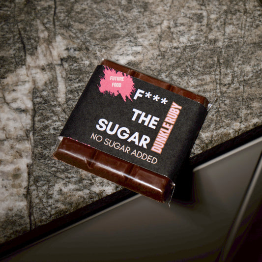 Schoko Dunkle Ruby – Zuckerfreie Zartbitterschokolade