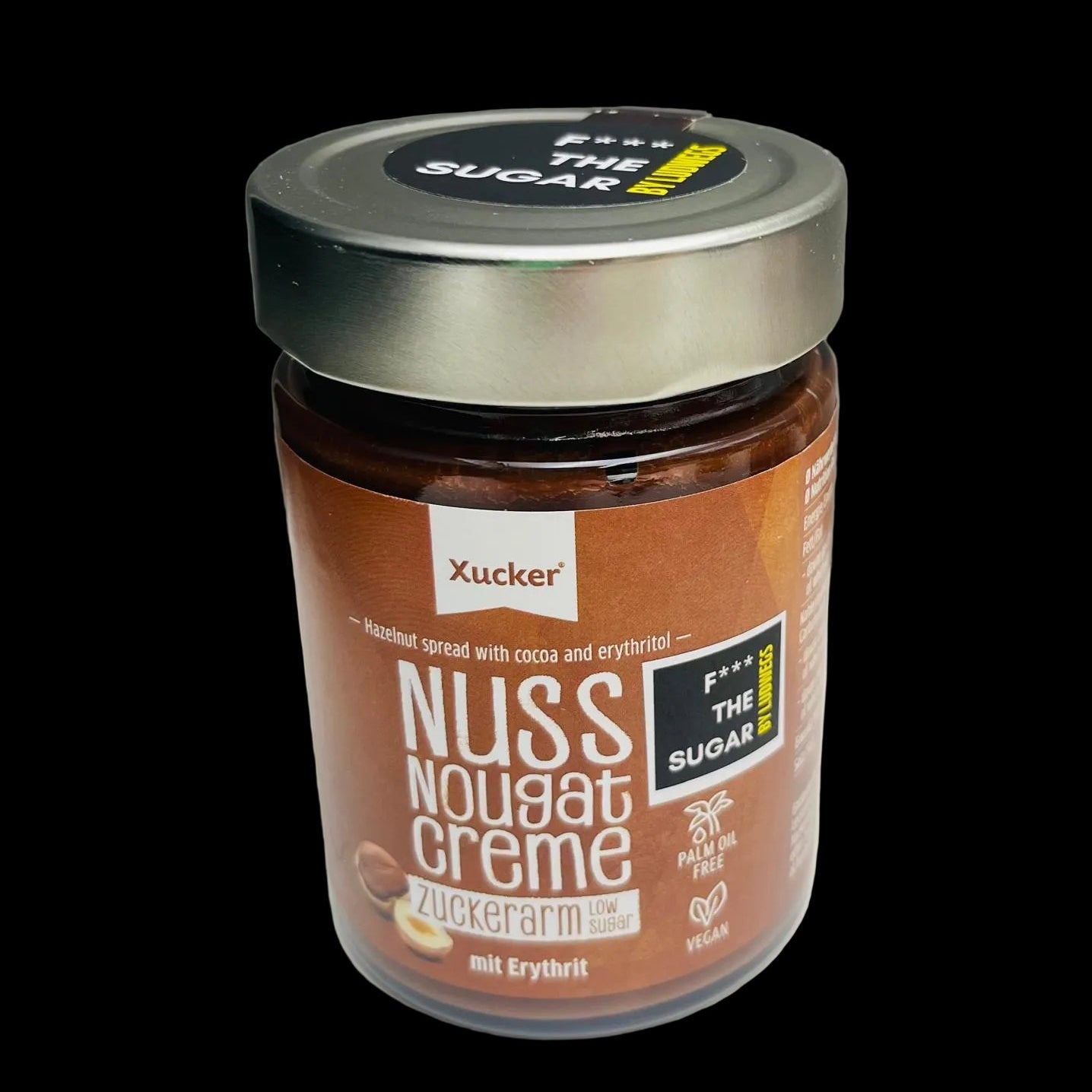 Nuss-Nougat-Creme mit Süßungsmittel Erythrit