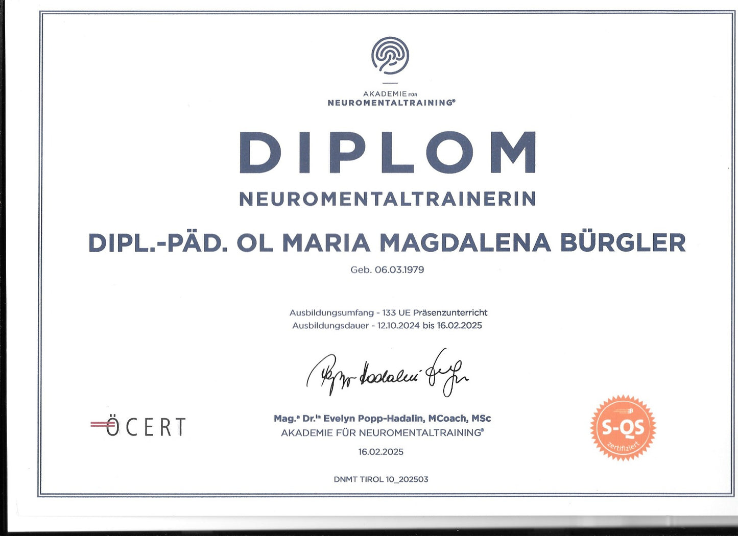 5 Sitzungen Neuro-Mental-Training EPT-Technik (Emotional Power Tapping) mit Marlene