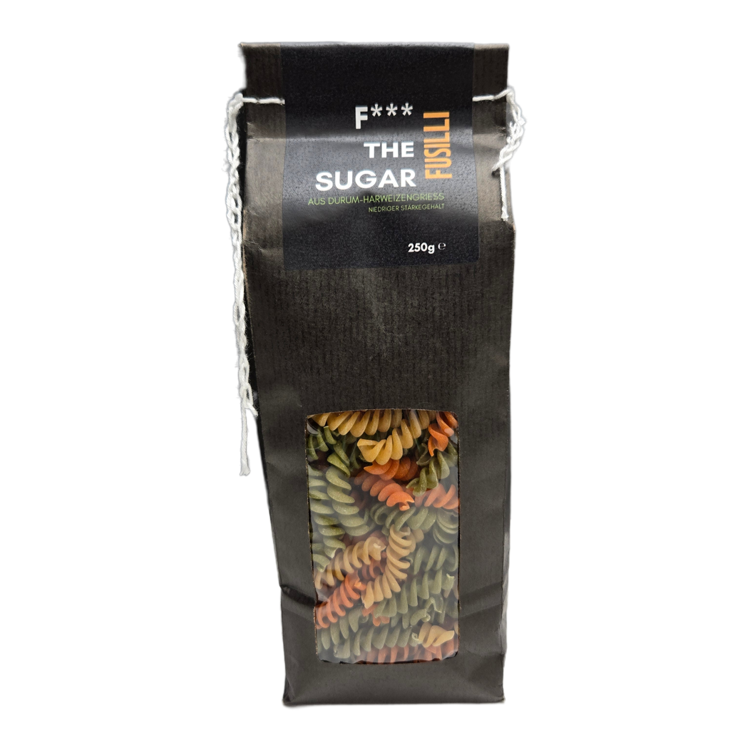 Spiral Nudeln mit Kürbiskernen, Paprika und Spinat