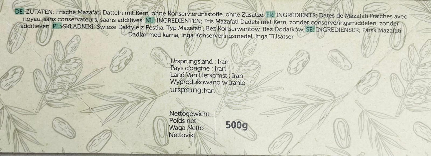 F*** THE SUGAR Mazafati  Datteln