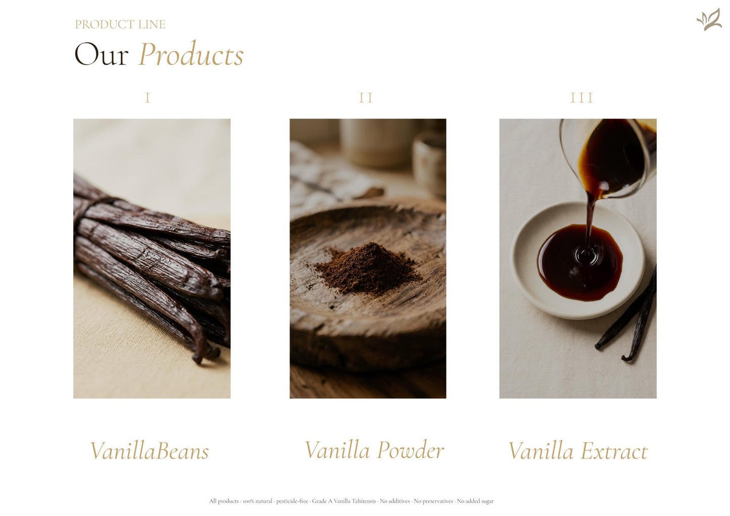Vanilleschote Golden Selection Typ A Premiumqualität