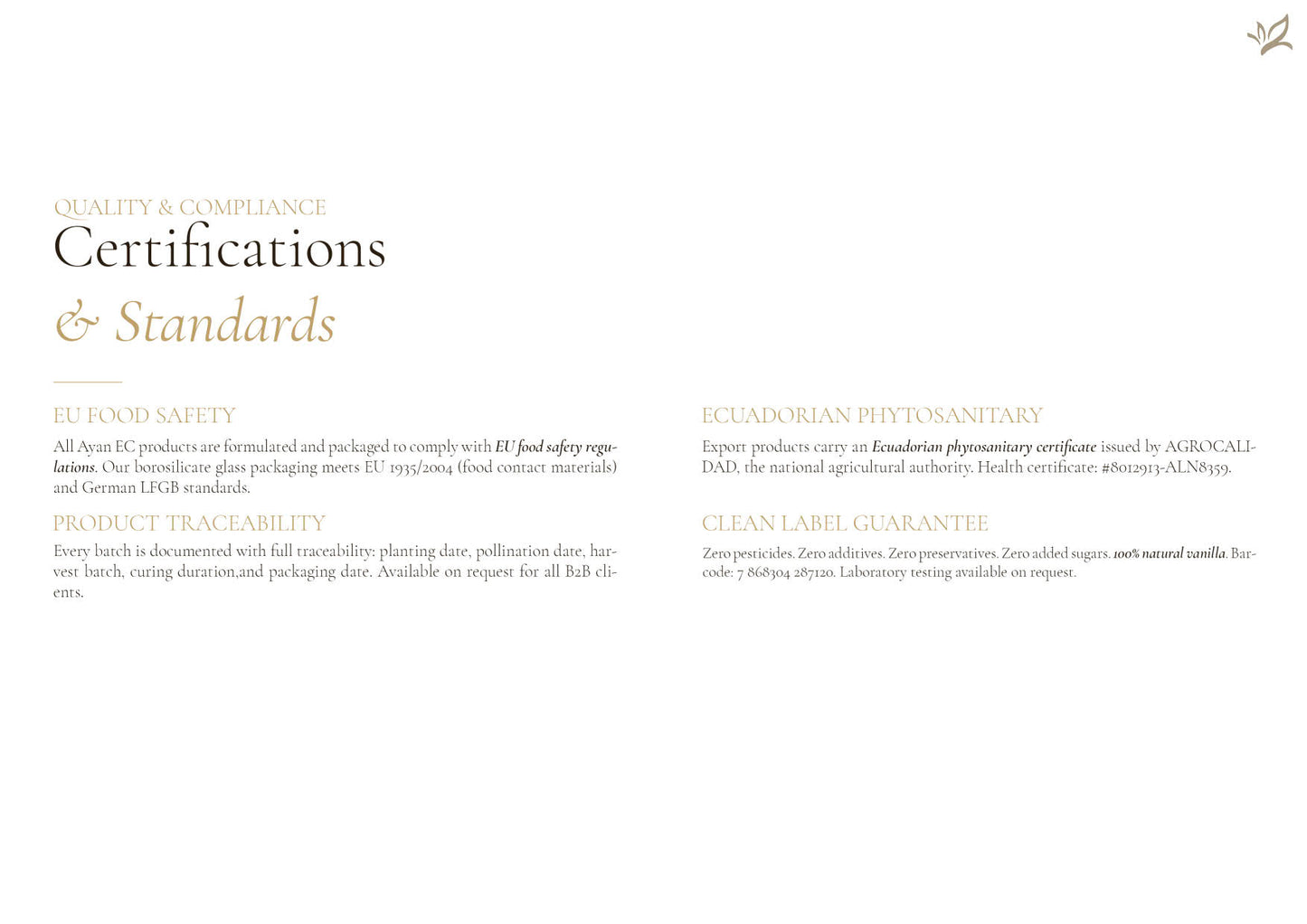 Vanilleschote Golden Selection Typ A Premiumqualität