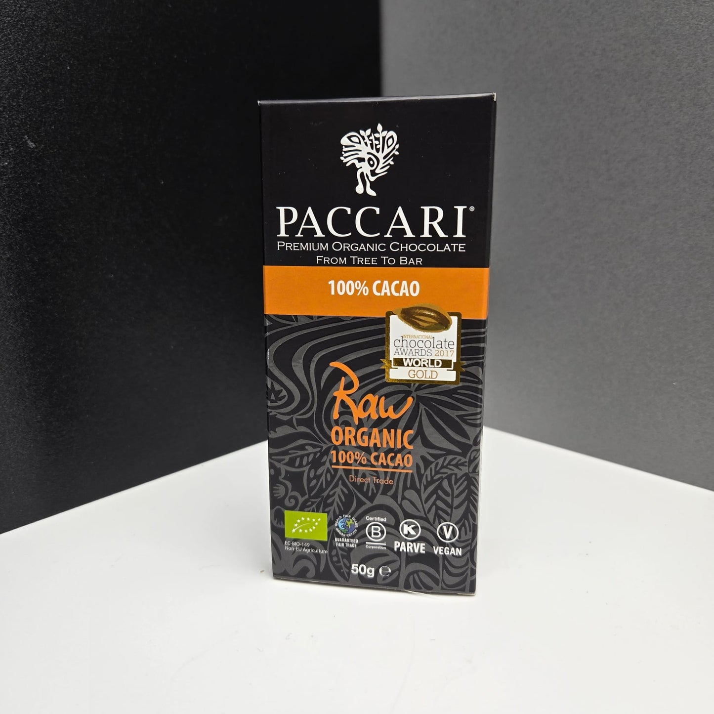 PACCARI | Rohe Bio Tafel 100% | Ecuador | 100% Kakao