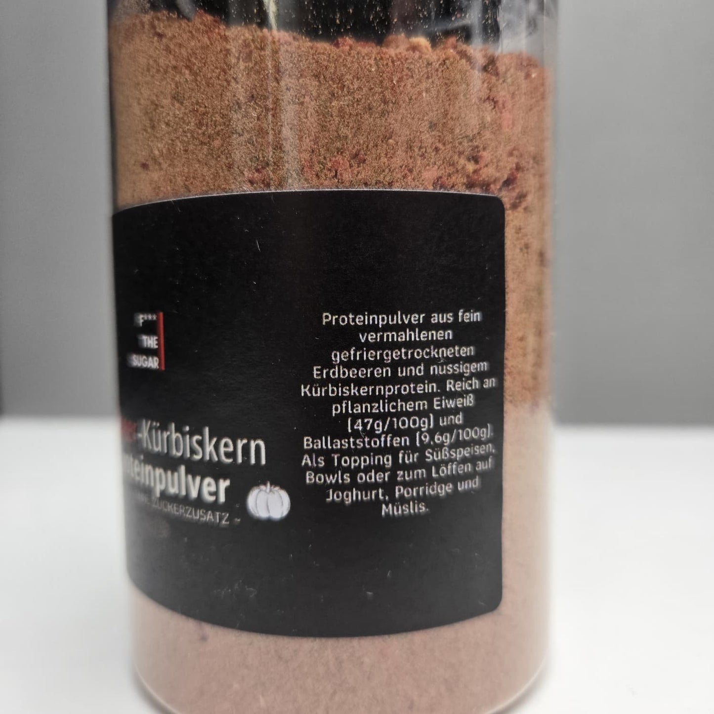 Erdbeer-Kürbiskern Protein Pulver